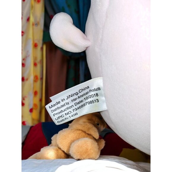 2018 Bop the Bunny 16” Squishmallow – HTF Easter Plush – Slight Staining – Colle - Picture 7 of 9